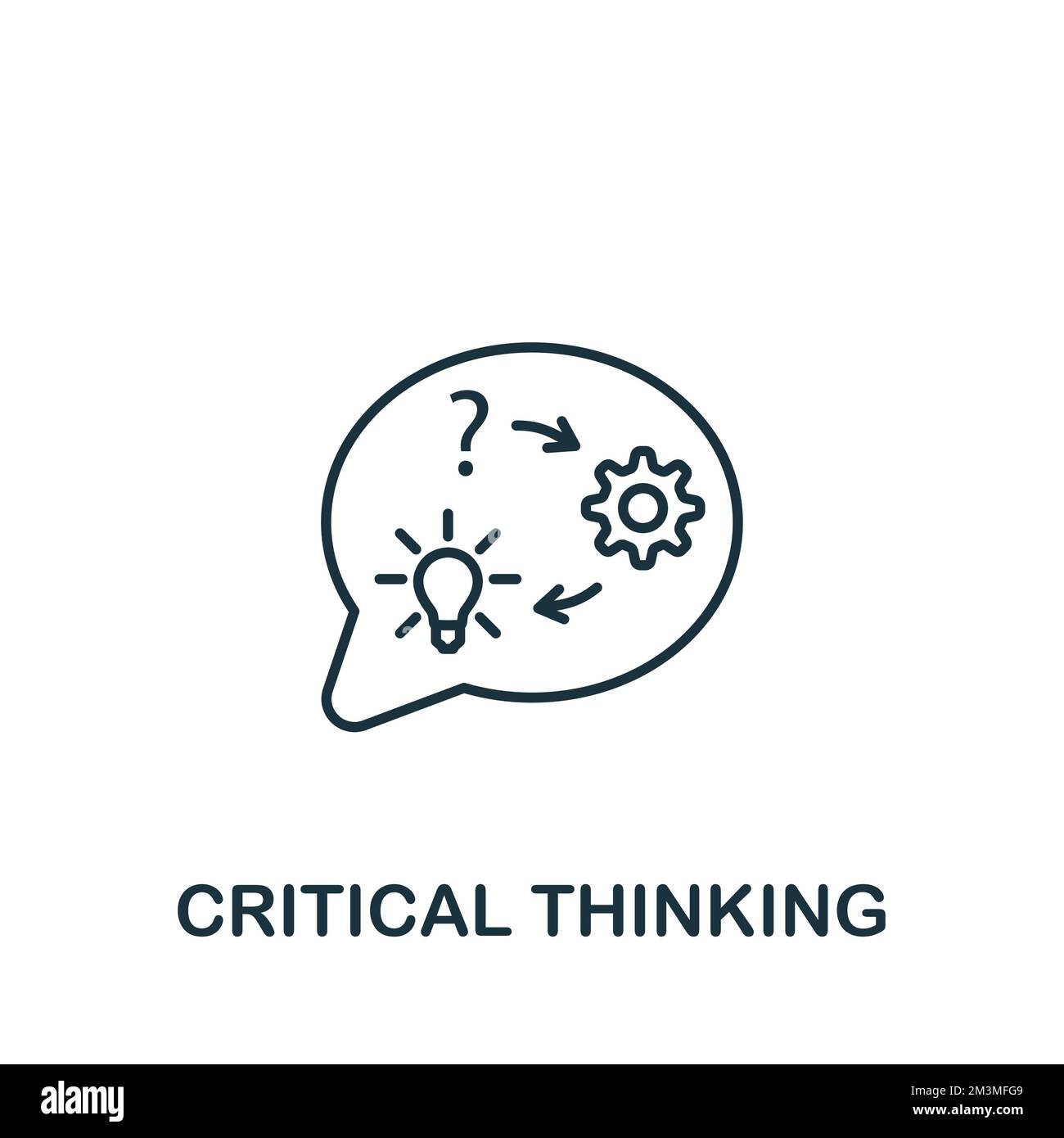 critical-thinking-icon-monochrome-simple-life-skills-icon-for