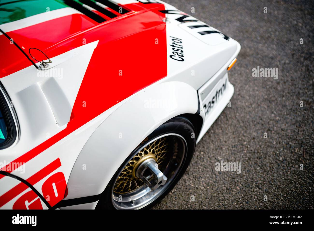 1979 BMW M1 Procar - Detail Shot over front Wheel Stock Photo