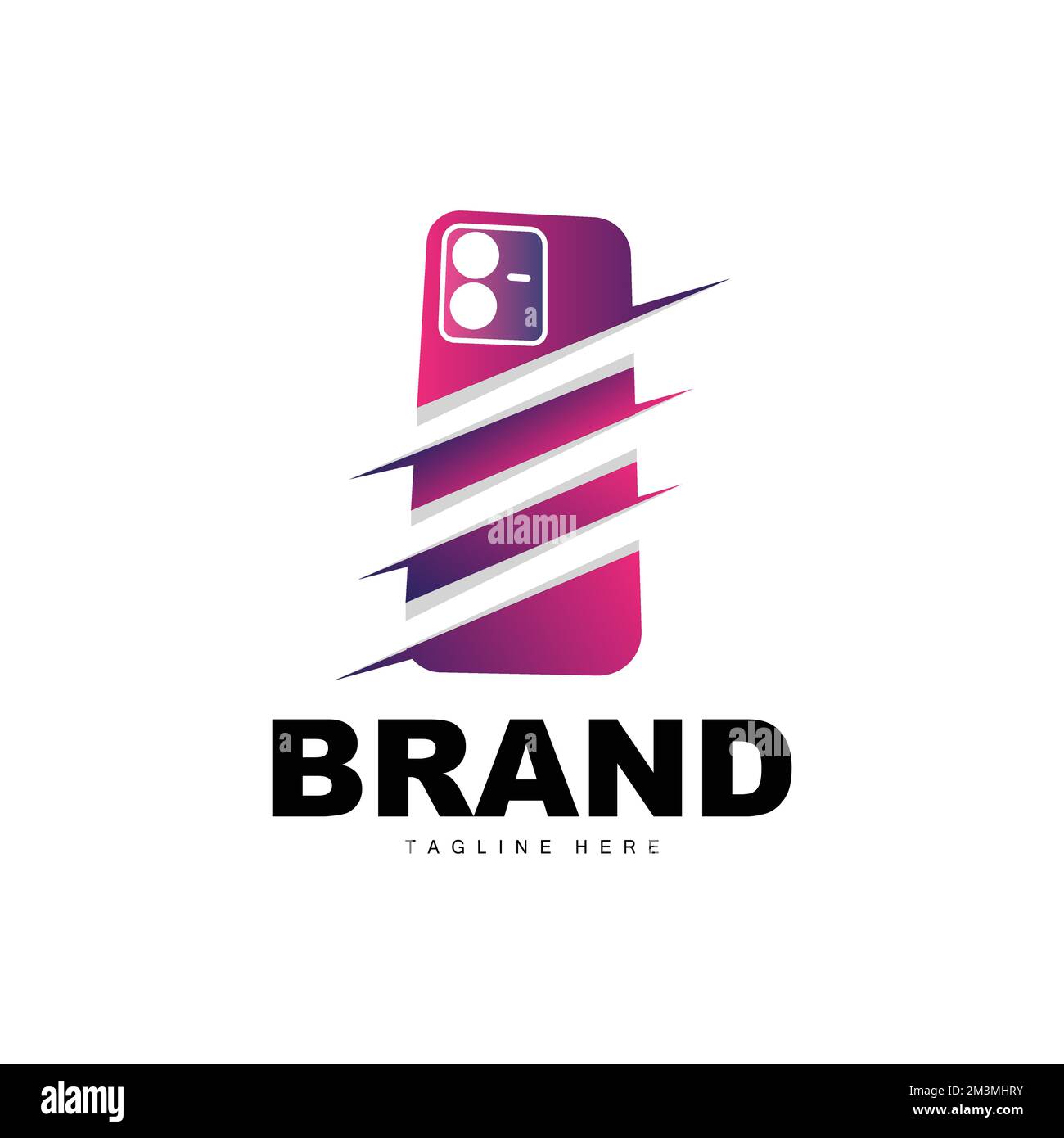 Smartphone Logo, Modern Electronics Vector, Smartphone Shop Design