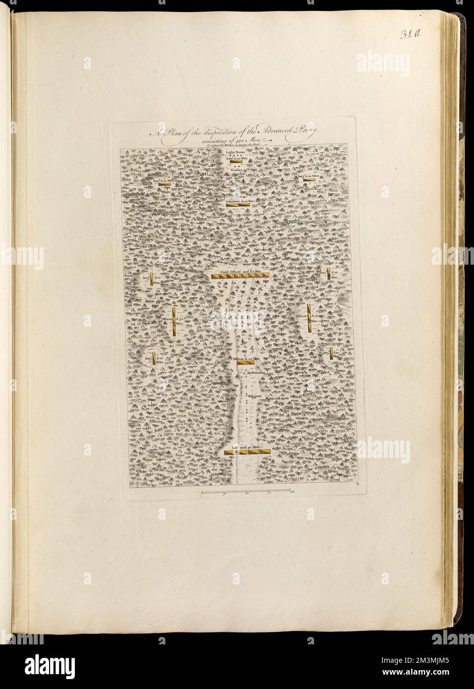 A plan of the disposition of the - A Plan Of The Disposition Of The Advanced Party Consisting Of 400 Men To Defend The Workers In Making The Road Tactics Maps Early Works To 1800 Braddocks Campaign 1755 Maps United States History French And Indian War 1754 1763 Maps Norman B Leventhal Map Center Collection 2M3MJM5 
