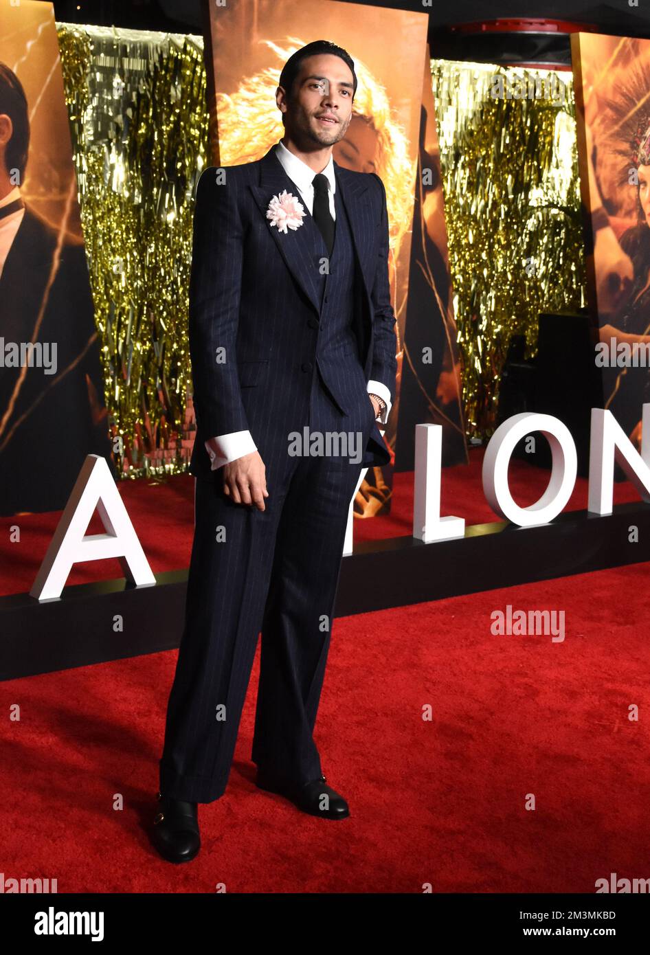 Los Angeles, California, USA 15th December 2022 Actor Diego Calva attends the Global Premiere Screening of 'Babylon' at Academy Museum of Motion Pictures on December 15, 2022 in Los Angeles, California, USA. Photo by Barry King/Alamy Live News Stock Photo