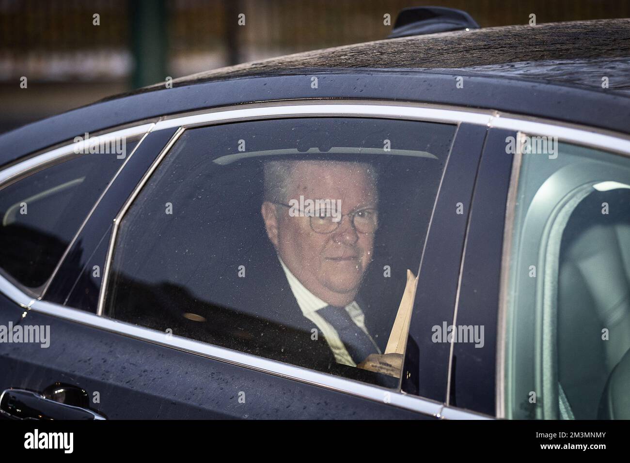 Brussels, Belgium. 16th Dec, 2022. unknown pictured arriving for a Kern meeting, a restricted ministers council meeting in Brussels, Friday 16 December 2022. BELGA PHOTO JAMES ARTHUR GEKIERE Credit: Belga News Agency/Alamy Live News Stock Photo