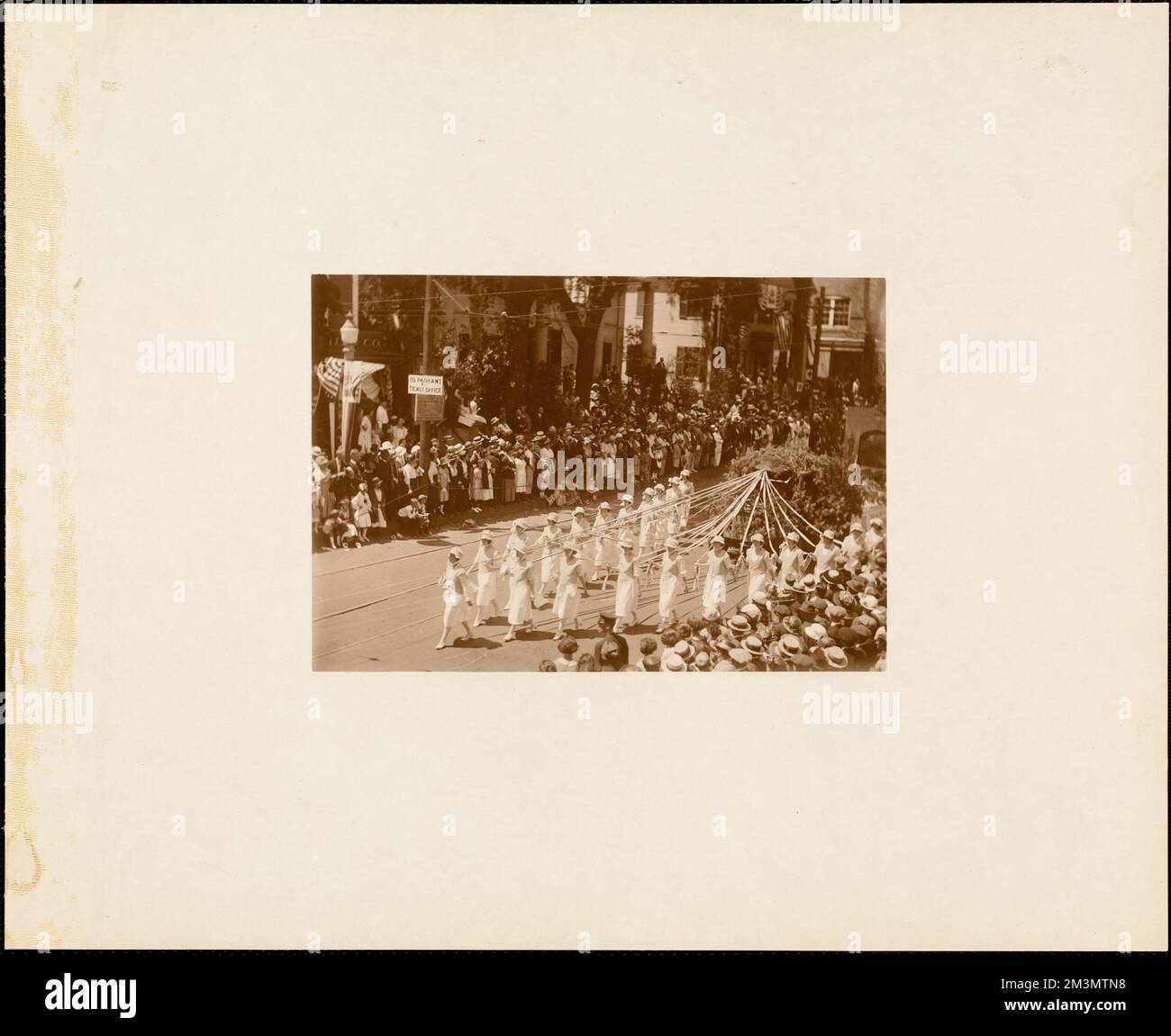 Plymouth Tercentenary celebration, parade, President Day, August 1