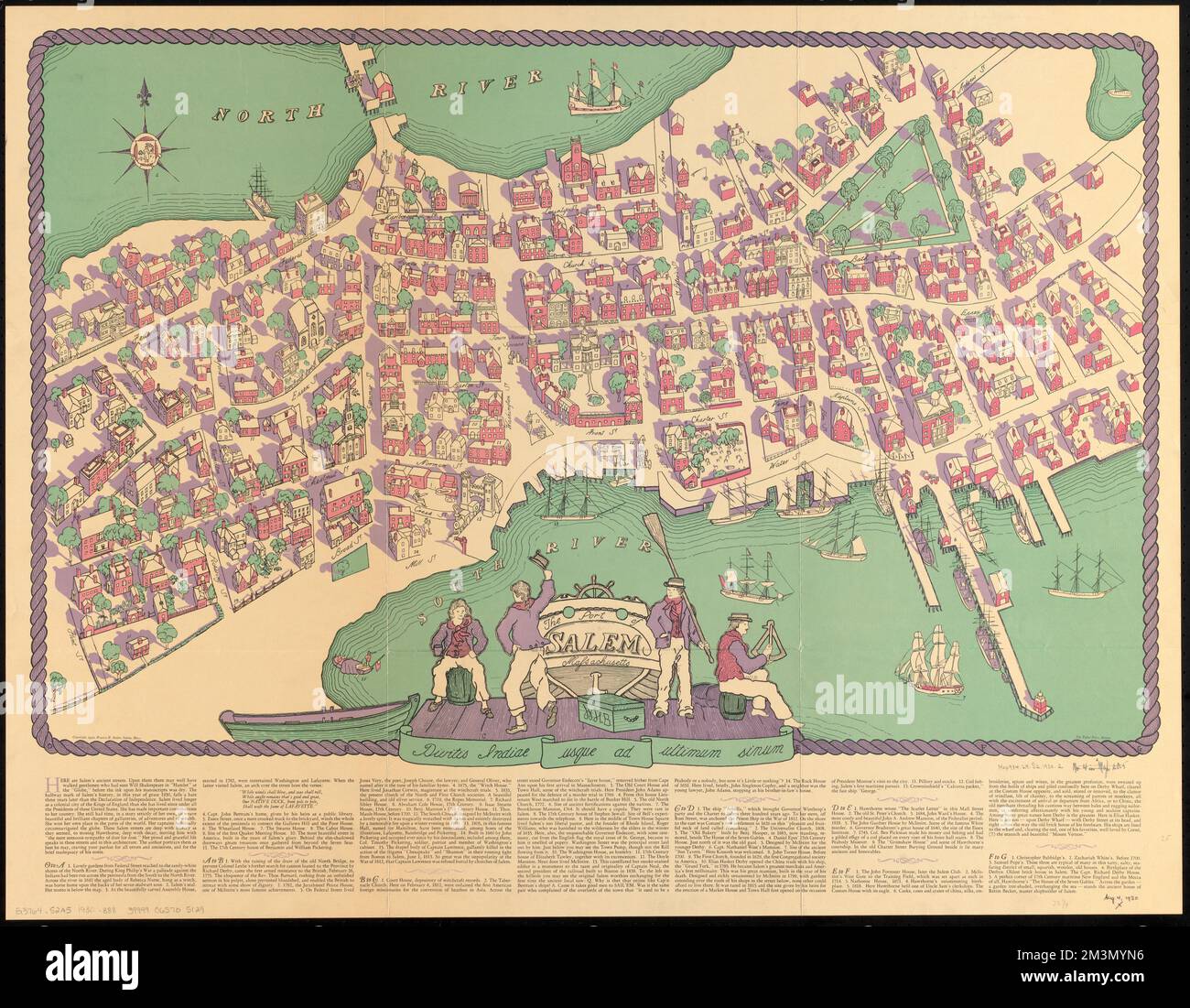 The port of Salem, Massachusetts , Salem Mass., Maps, Salem Mass