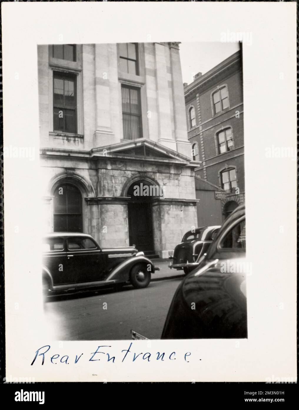 Portland Armoryrear entrance , Armories, Post offices, Armory/Portland