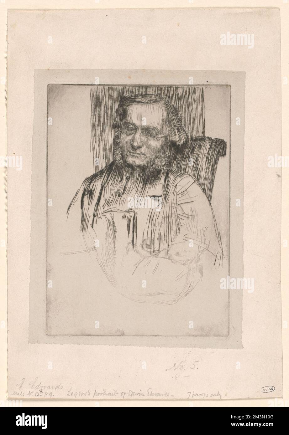 Portrait de M. Edwin Edwards , Artists, Edwards, Edwin, 1823-1879 ...