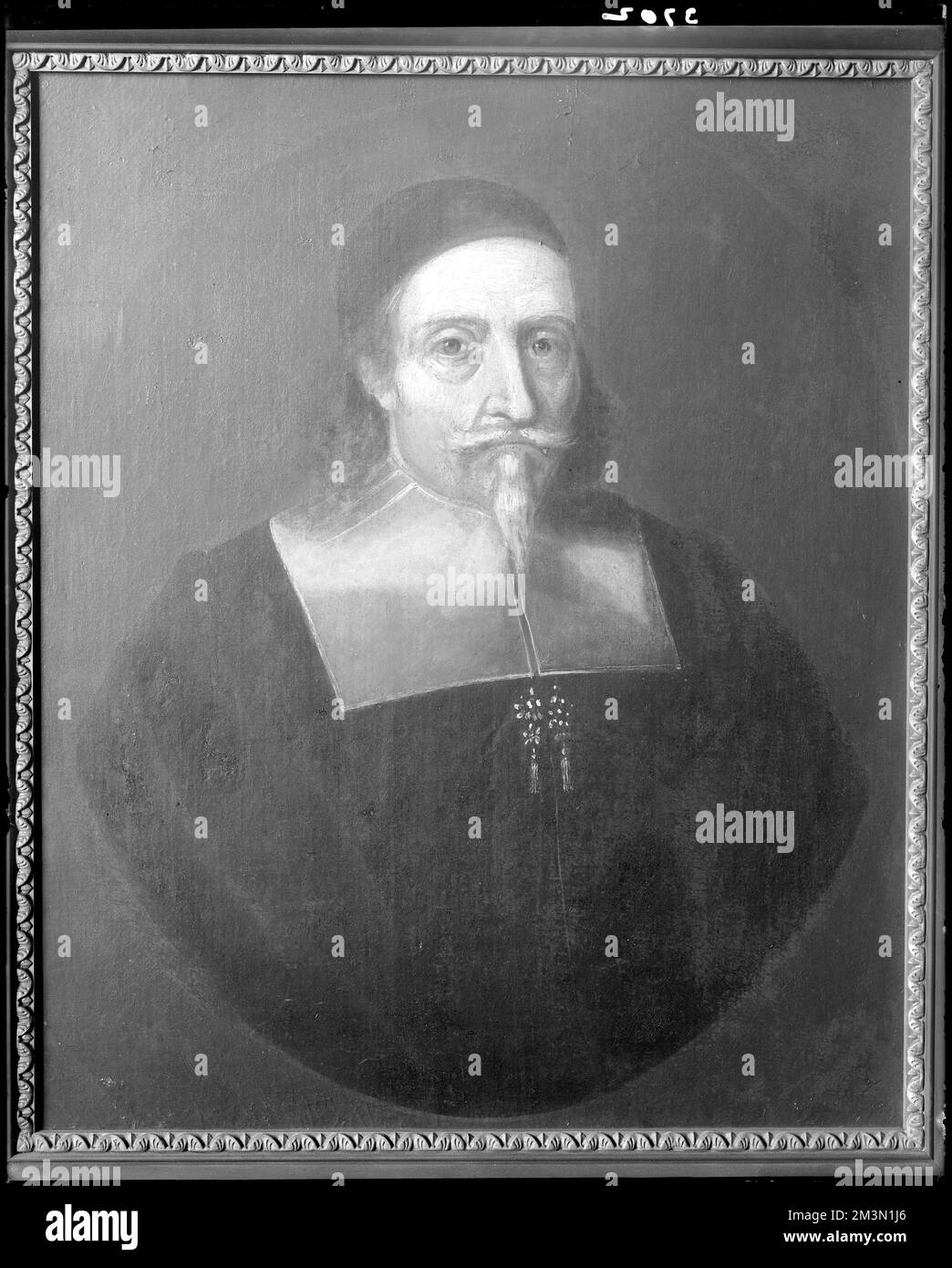 Portrait, John Endicott, by Smibert at Massachusetts Historical Society