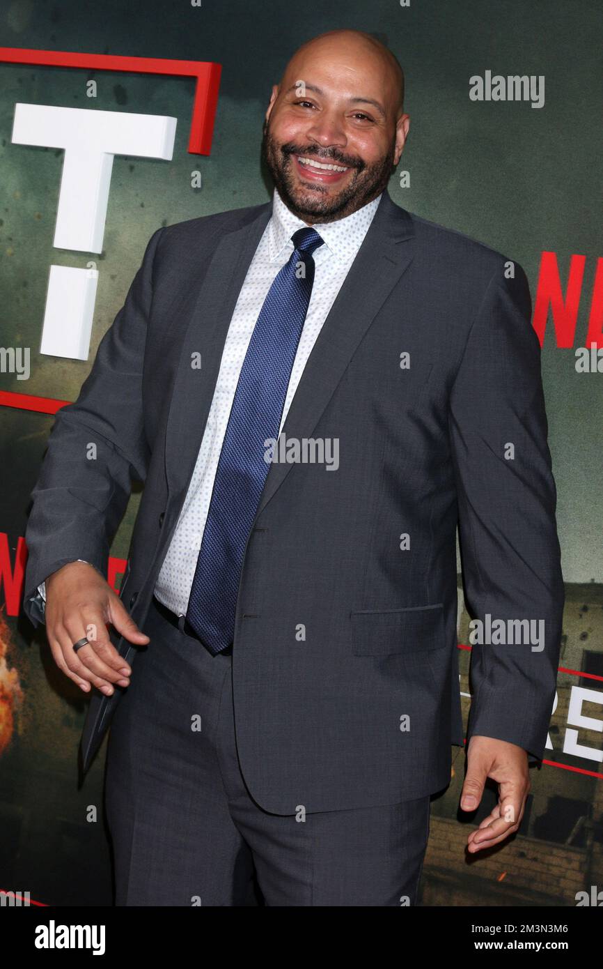 December 8, 2022, Los Angeles, CA, USA: LOS ANGELES - DEC 8:  Colton Dunn at the The Recruit Netflix Seriews Premiere at AMC Theaters at The Grove on December 8, 2022 in Los Angeles, CA (Credit Image: © Kay Blake/ZUMA Press Wire) Stock Photo