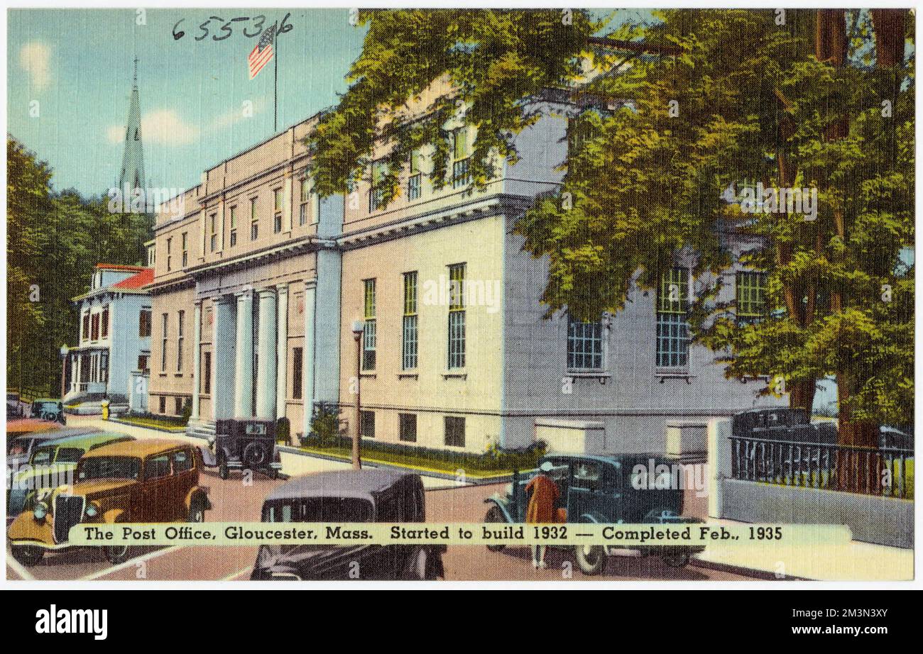 The post office, Gloucester, Mass., started to build 1932 Completed