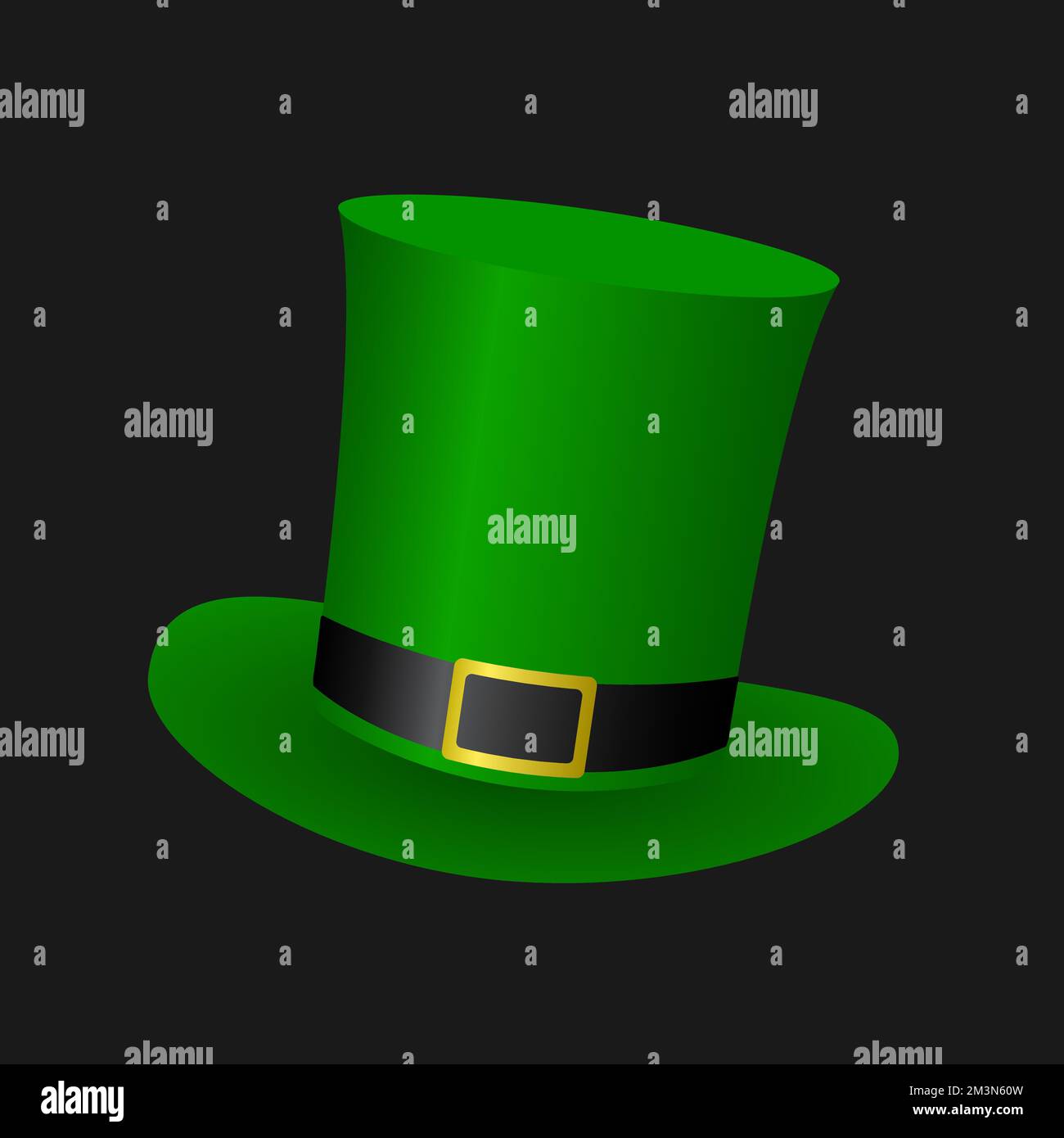 Green leprechaun hat. Vector illustration Stock Vector Image & Art Alamy