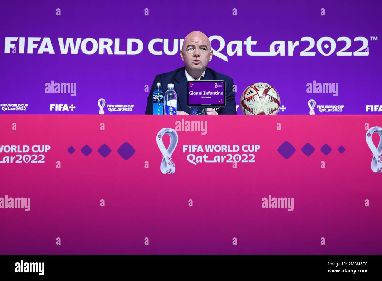 Fifa Meating Doha, Qatar. 16th Dec, 2022. Soccer, 2022 World Cup in Qatar, Council ...