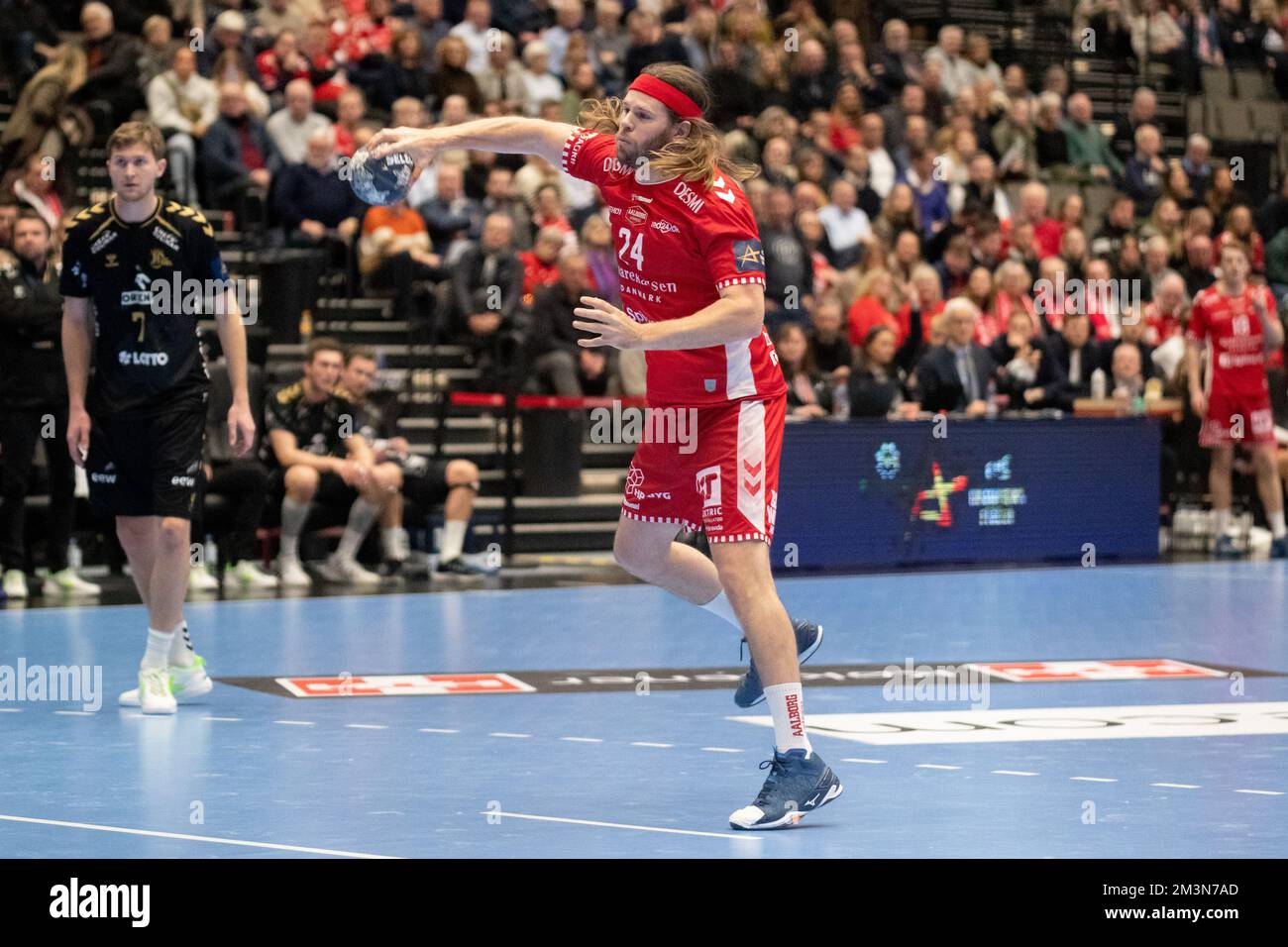 Denmark. 15th Dec, 2022. Mikkel Hansen (24) of