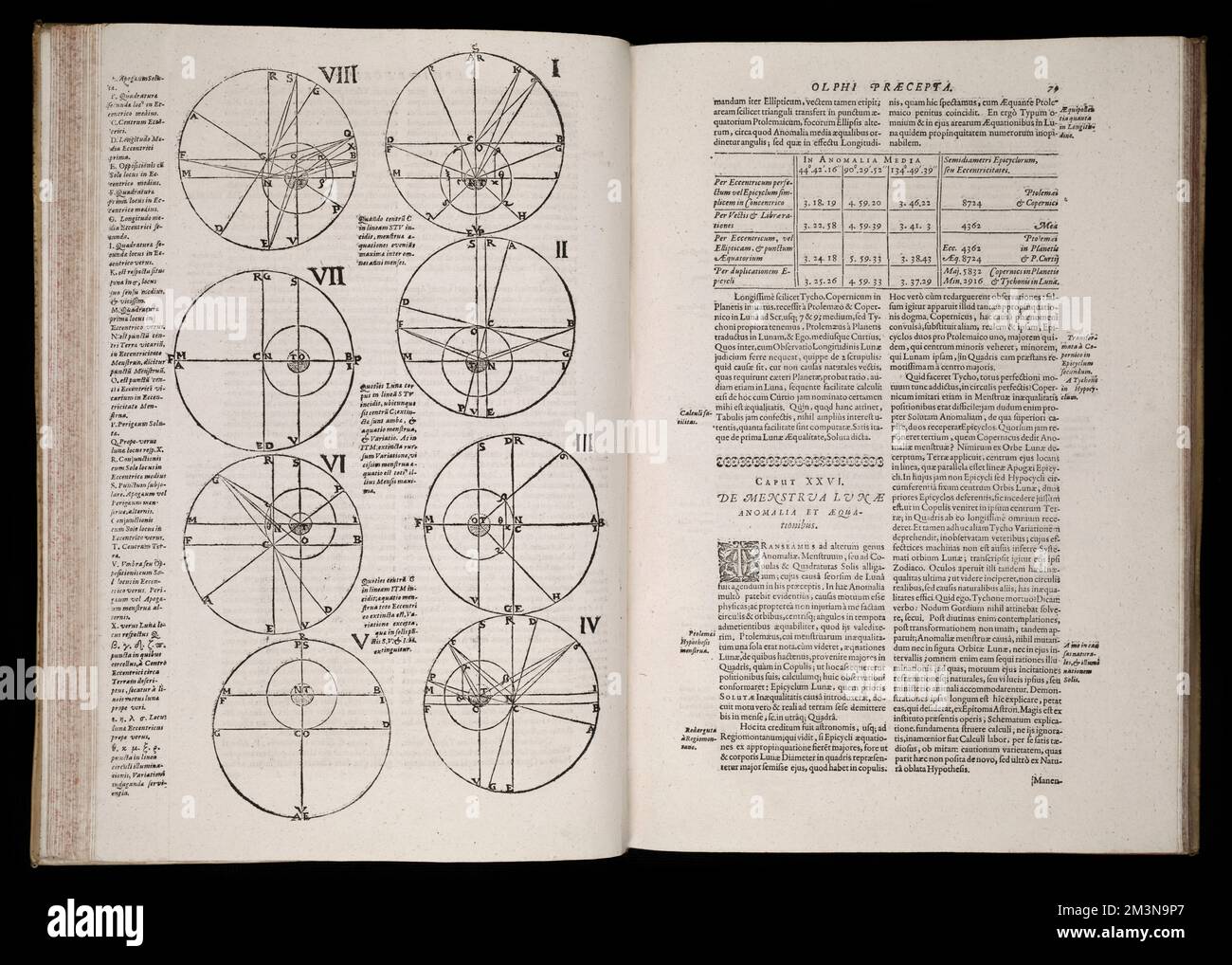 Tabvlæ Rudolphinæ; Rudolphine Tables, a book by Johannes Kepler, Tycho Brahe, Philipp Eckebrecht, Jonas Saur, Germany, Ulm, 1627 Stock Photo