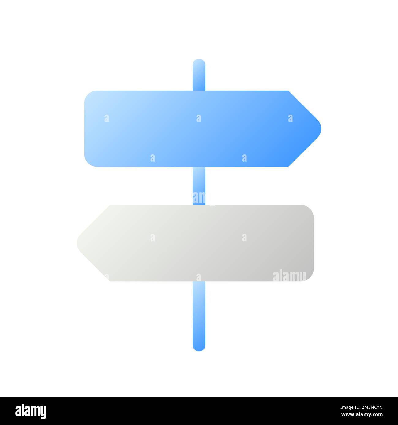 Blue signposts directions Stock Vector Images - Alamy