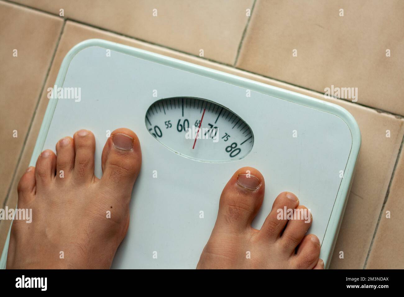 Analog Weight Scale Stock Photo - Download Image Now - Bathroom