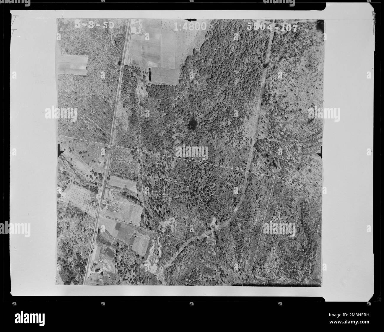 Aerial of lunenburg Black and White Stock Photos & Images Alamy