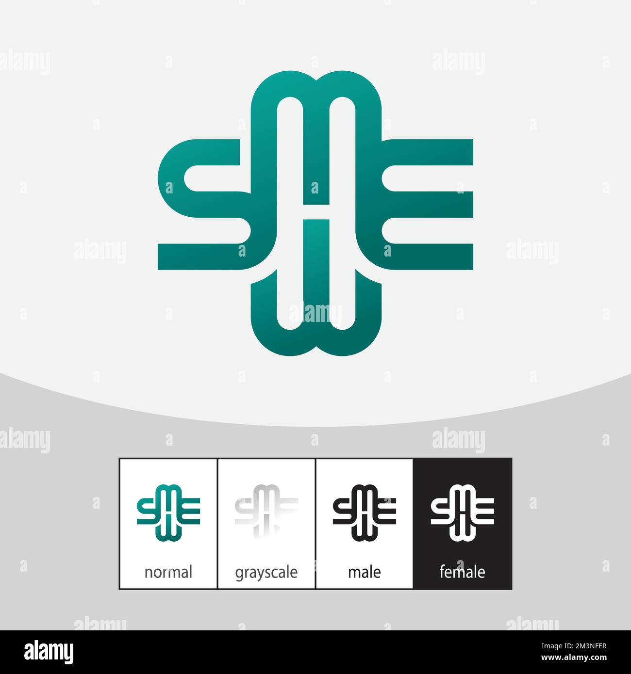 SMEW Letter Logo. Vector. Vector illustration Stock Vector Image