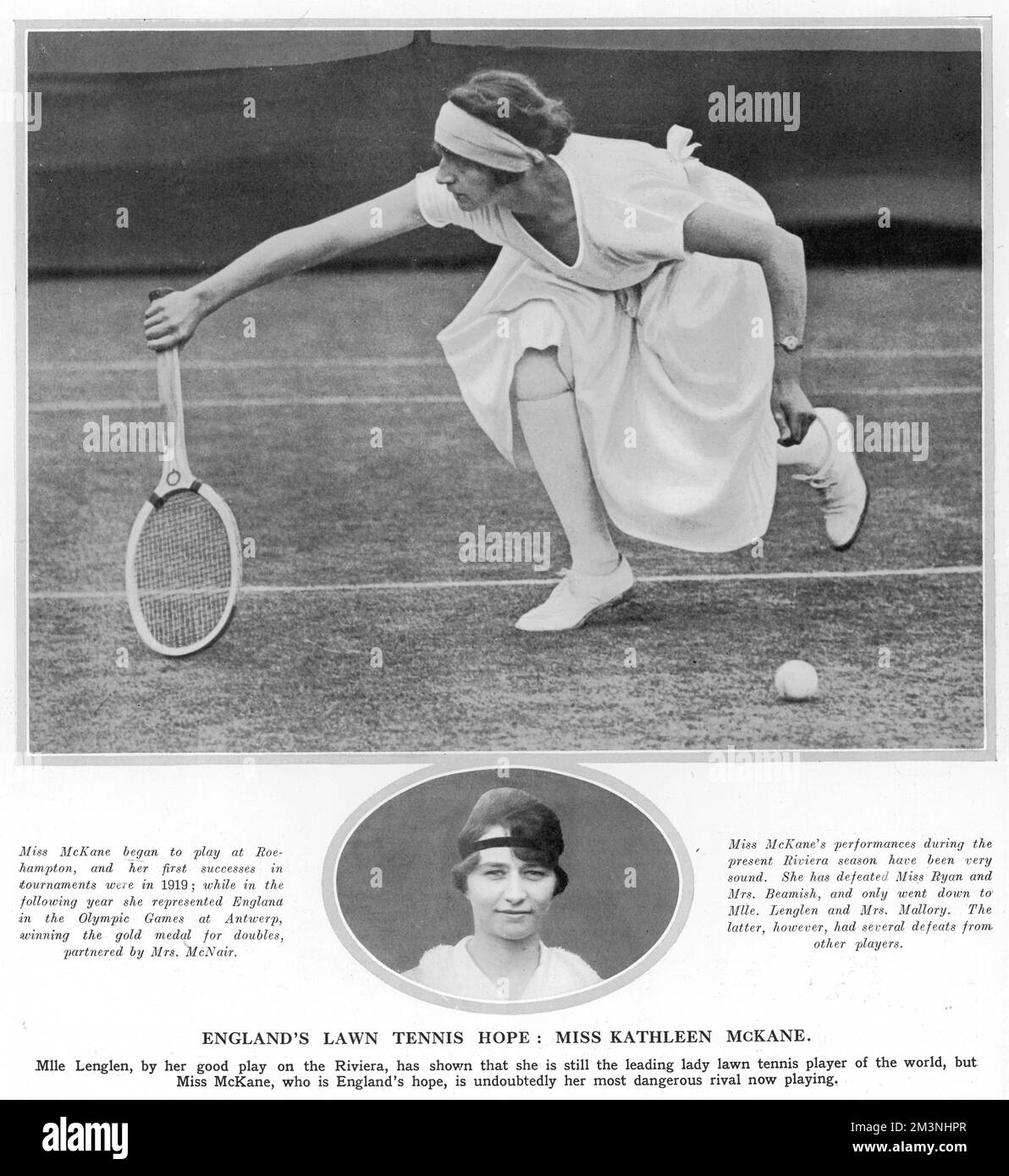 Suzanne Lenglen french tennis player here aboard a liner circa 1925 Old