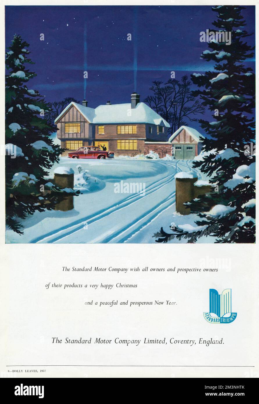 Advertisement for the Standard Motor Company of Coventry, England