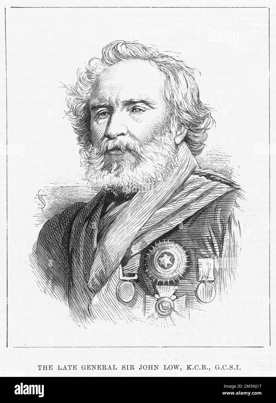 General Sir John Low(17881880), veteran officer enaged in the military