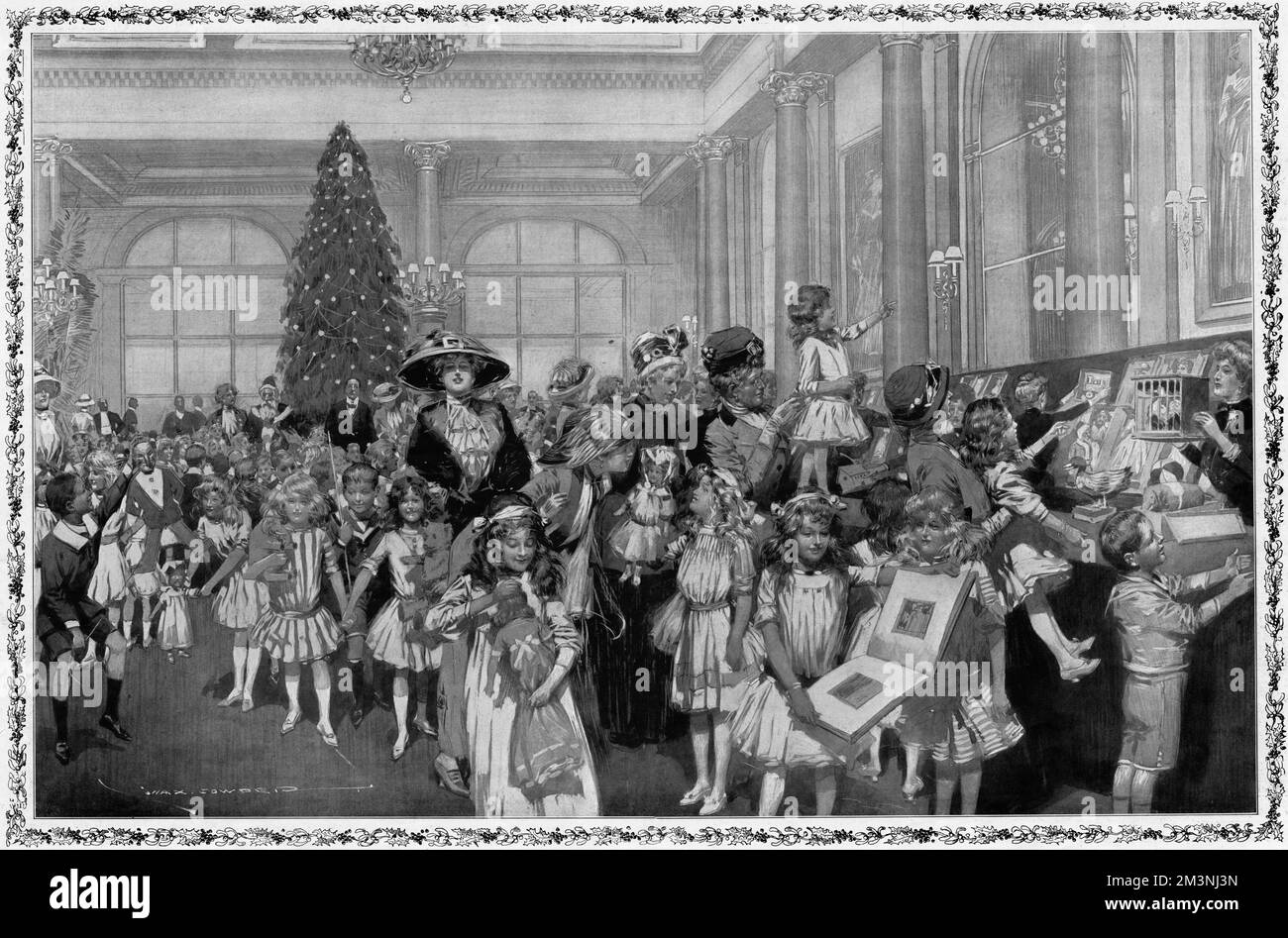 Children s Christmas Eve Fete At The Savoy Hotel In London In 1910 Date children-s-christmas-eve-fete-at-the-savoy-hotel-in-london-in-1910-date