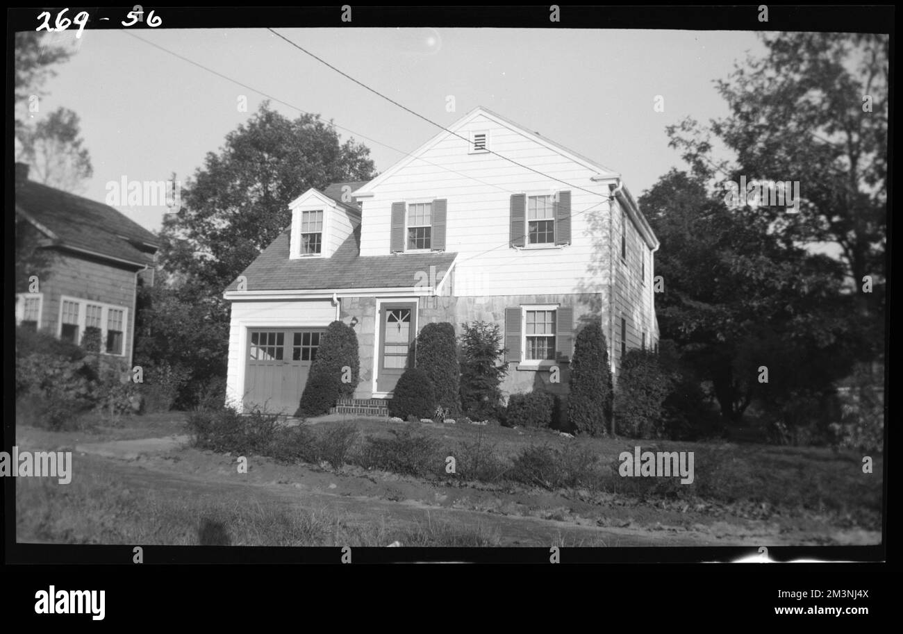 Prospect Street 56 , Houses. Needham Building Collection Stock Photo