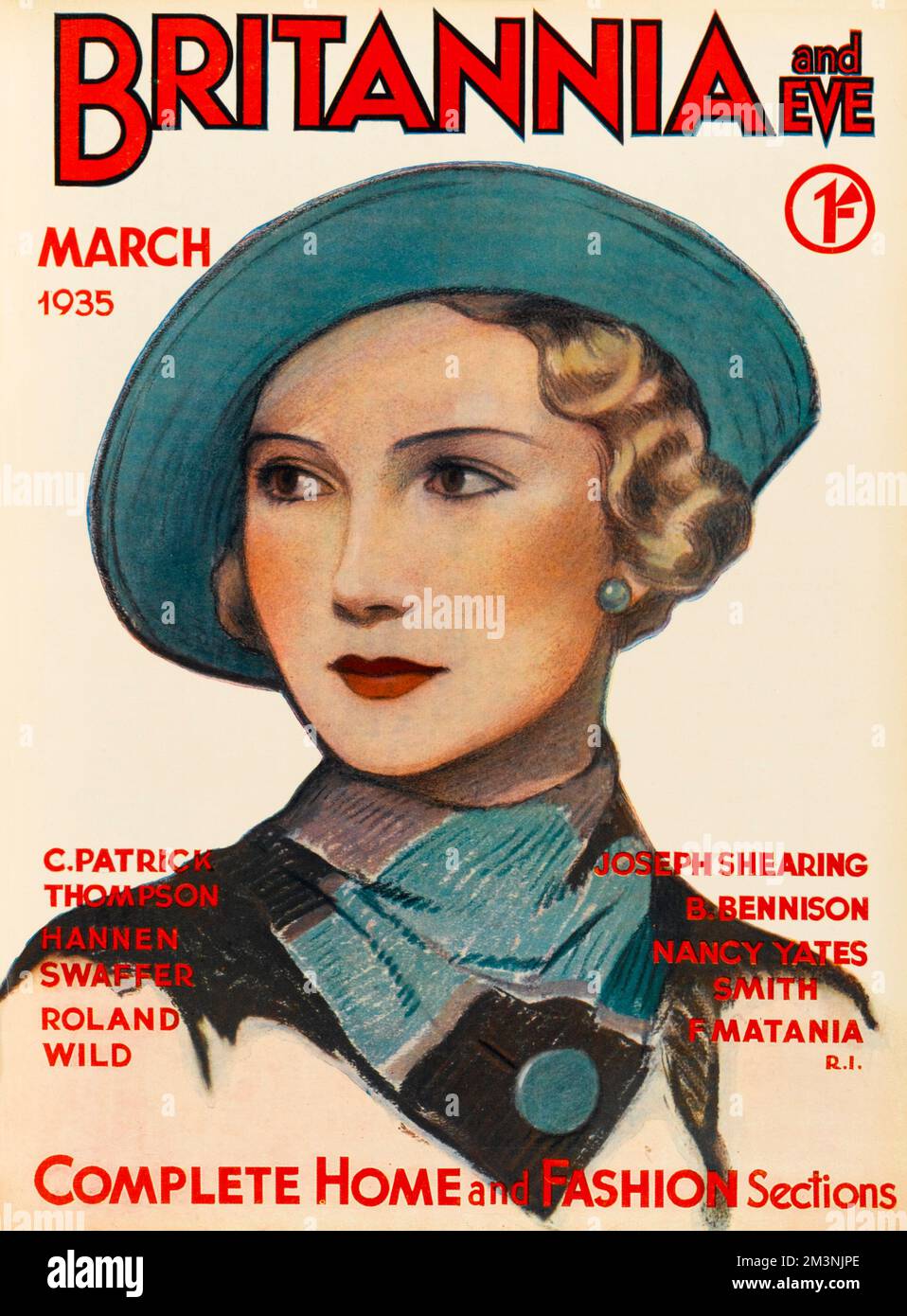Britannia and Eve magazine, March 1935 Stock Photo Alamy