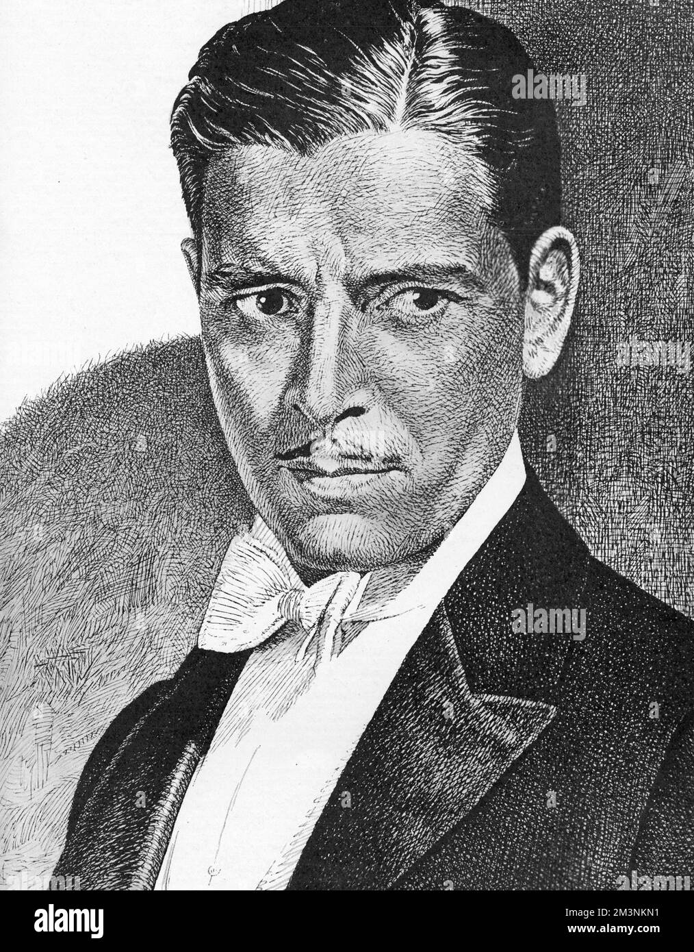 Ronald Colman (1891 - 1958), British stage and screen actor.     Date: 1931 Stock Photo