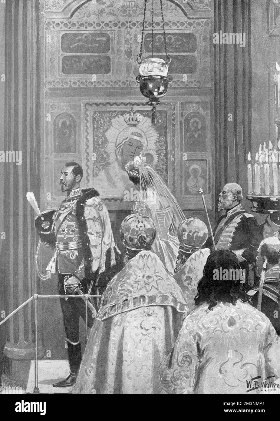 the-newly-married-empress-kissing-the-sacred-ikon-of-the-virgin-mary-in