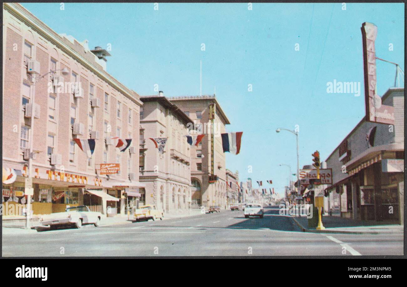 Pueblo Colorado Main Street and business section looking north , Cities