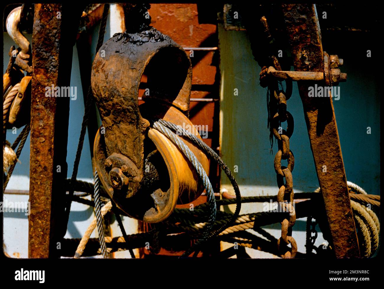 Pulleys & sheaves, Boston Fish Pier , Pulleys. Edmund L. Mitchell