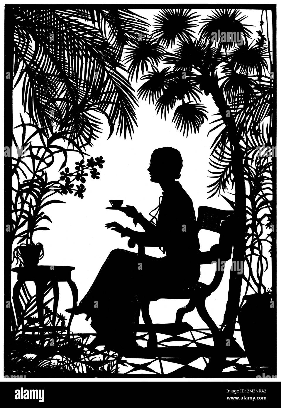 1930s female silhouette Cut Out Stock Images & Pictures Alamy