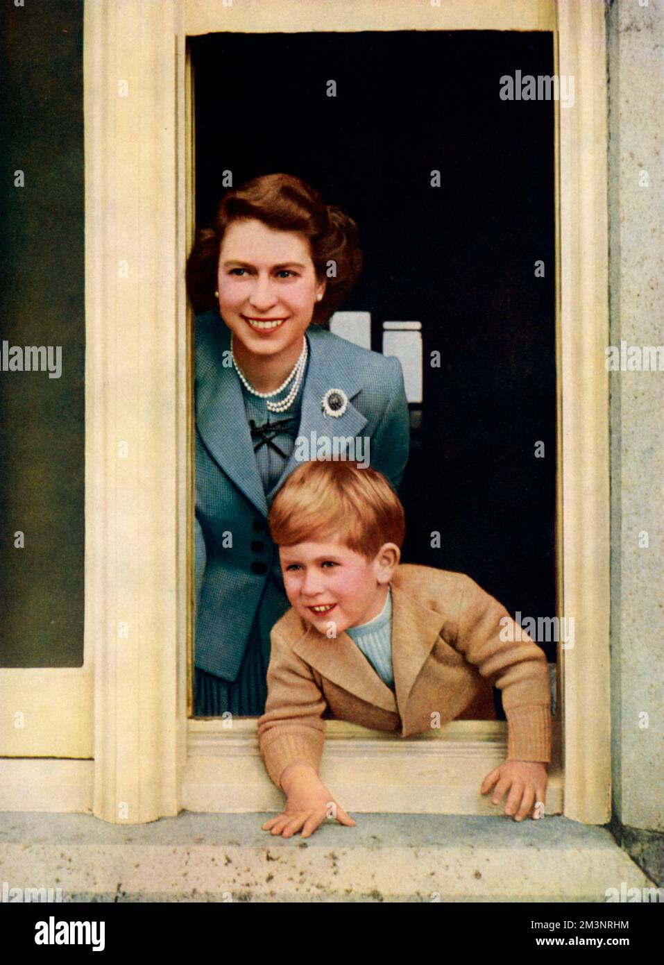 Queen Elizabeth II and Prince Charles, Prince of Wales, the Heir