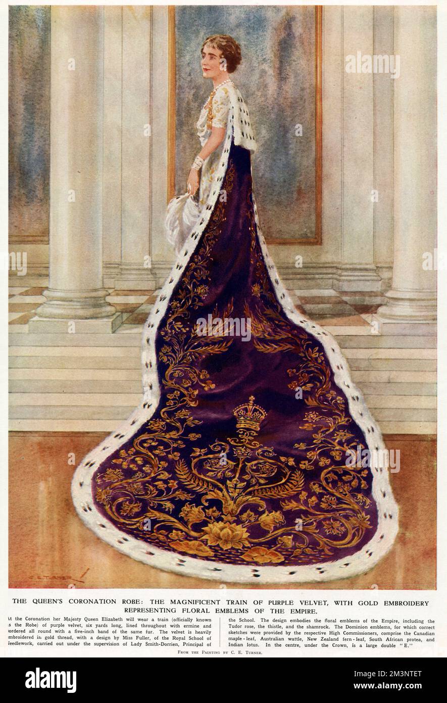 Robes king queen george vi hi-res stock photography and images - Alamy