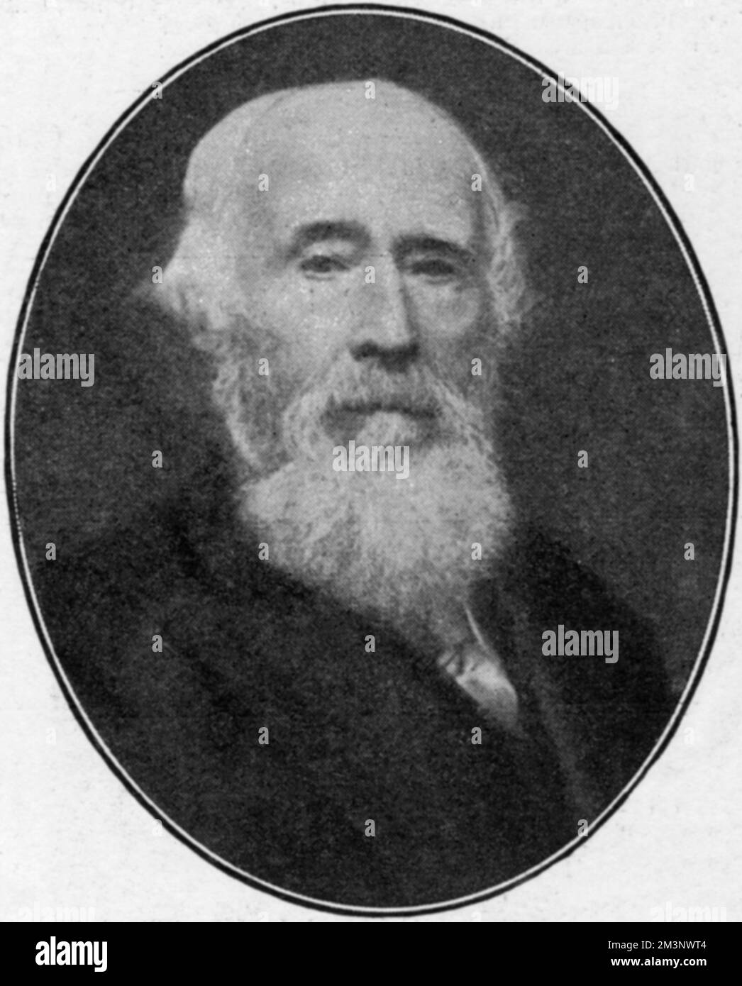Sir George Williams (1821 - 1905), benefactor who founded the Young Men's Christian Association. Stock Photo