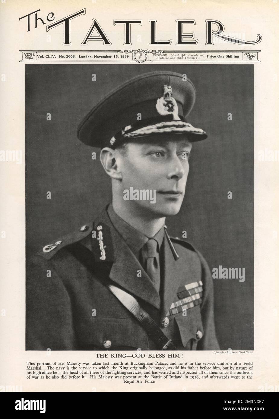 George vi war 1939 hi-res stock photography and images - Alamy