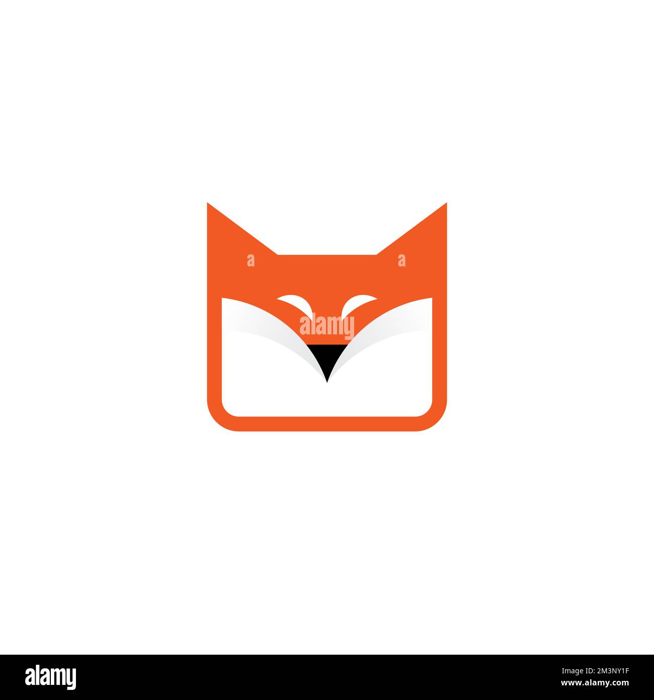 fox-mail-simple-logo-design-fox-icon-stock-vector-image-art-alamy