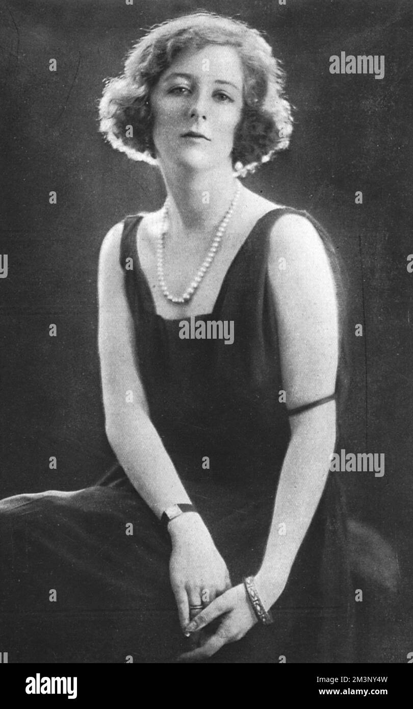 Lady Idina Gordon pictured in 1921, the elder daughter of the late Lord ...