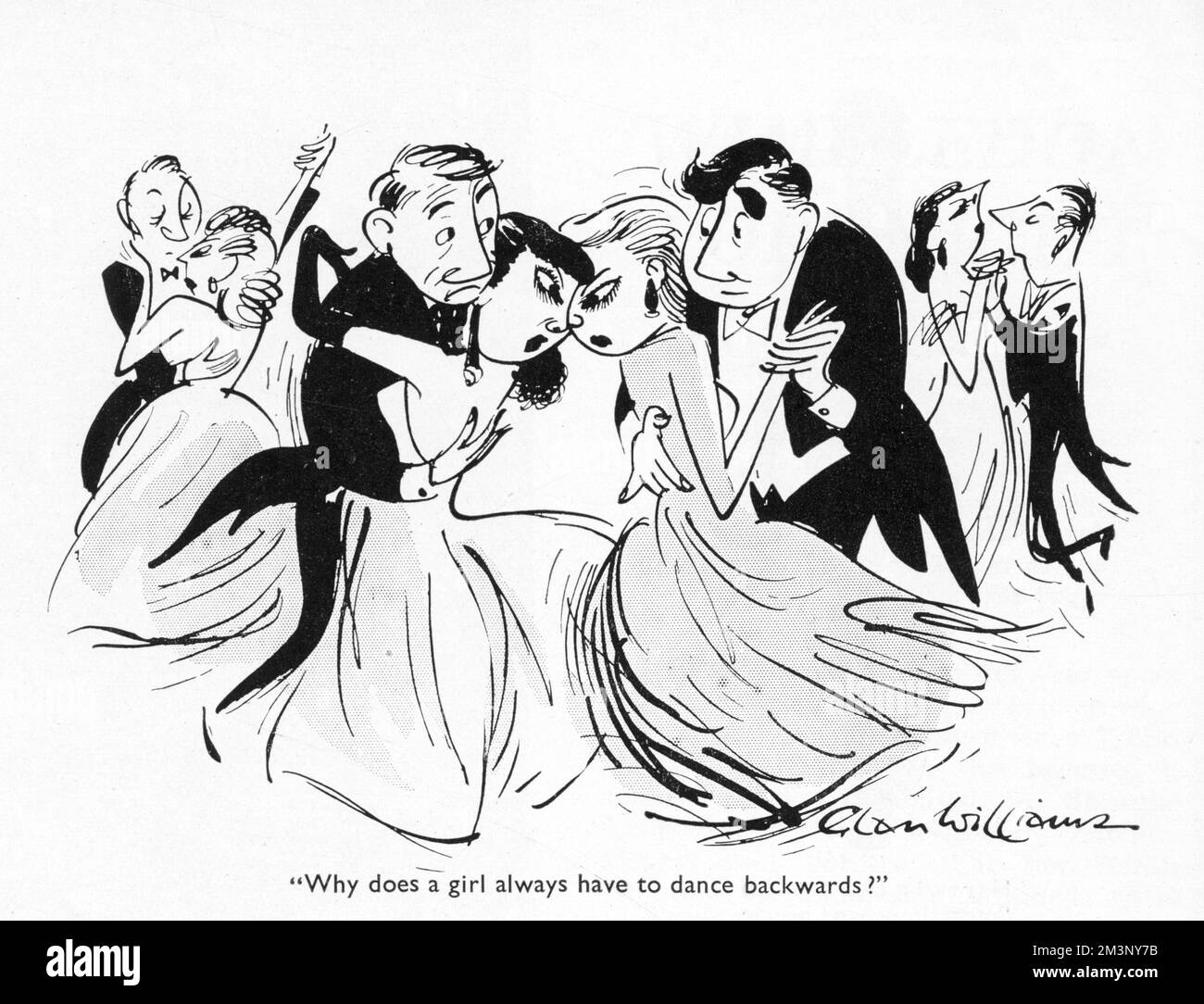 Two girls crash into each other on a dancefloor and exclaim, 'Why does