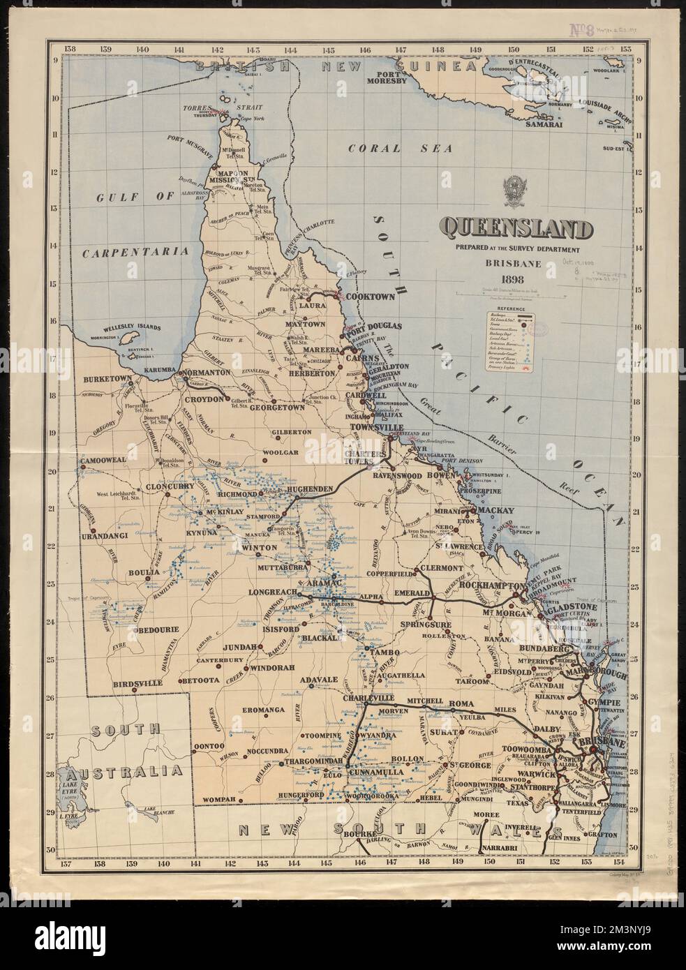 Queensland , Queensland, Maps Norman B. Leventhal Map Center Collection