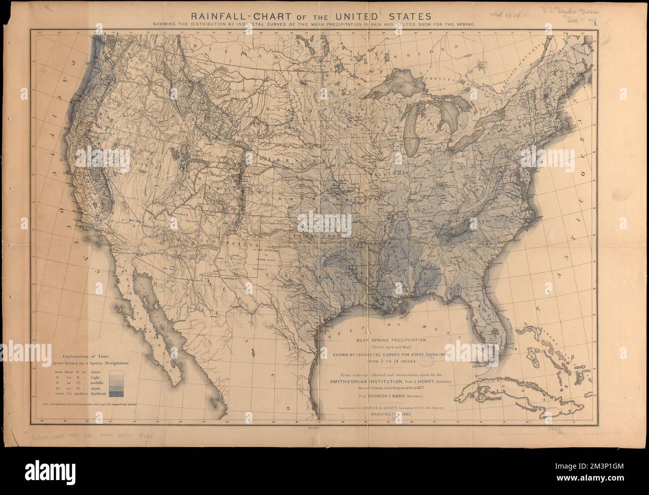 Rainfall chart of the United States - Rainfall Chart Of The United States Showing The Distribution By Isohyetal Curves Of The Mean Precipitation In Rain United States Maps Rain And Rainfall United States Maps Norman B Leventhal Map Center Collection 2M3P1GM  rain map united states