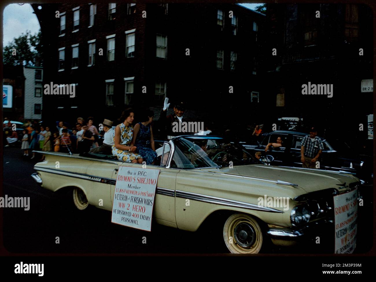 Raymond S. Subejano in Bunker Hill Day parade, Charlestown, Boston