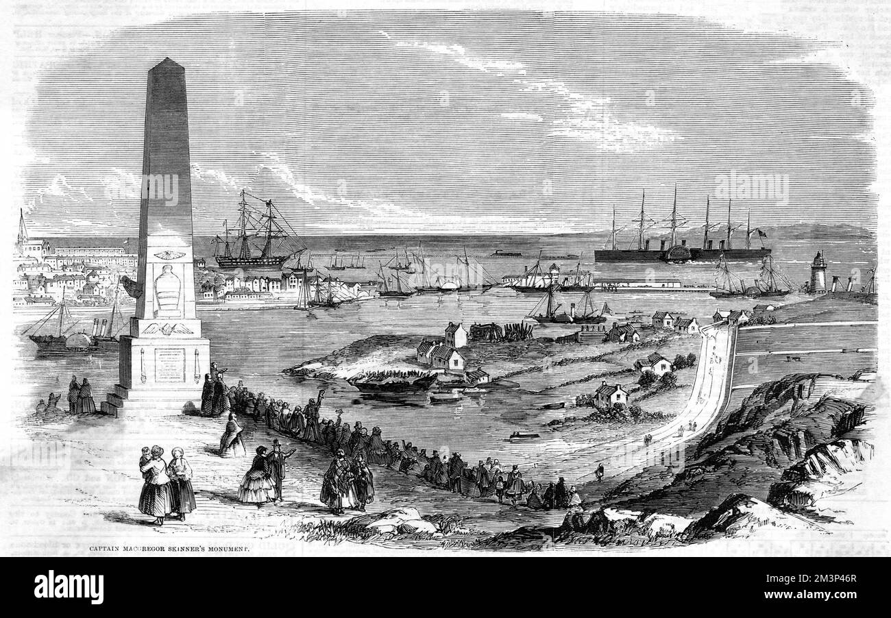 Great Eastern steam ship arriving at Holyhead. Captain MacGregor