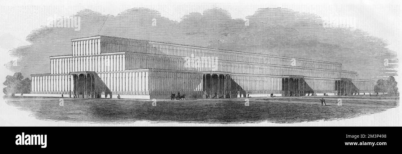 アート・デザイン・音楽 Crystal Palace:Joseph Paxton and Charles A Design for Converting The Crystal Palace Into A Tower 1000