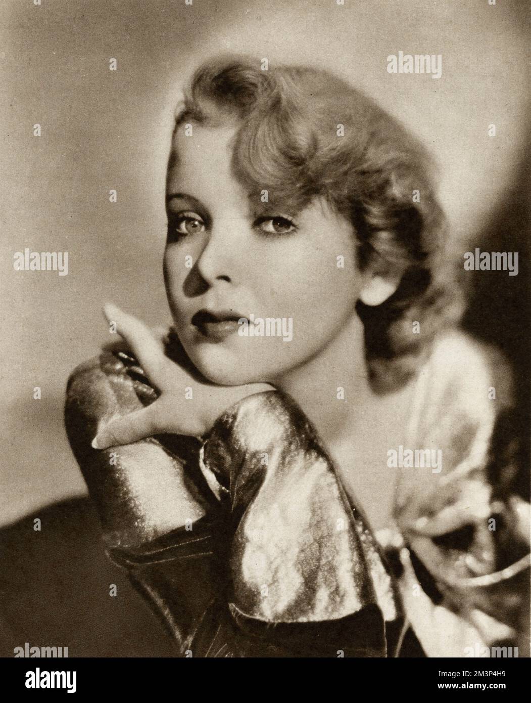 Ida Lupino (1918 - 1995), English film actress and director.  1935 Stock Photo