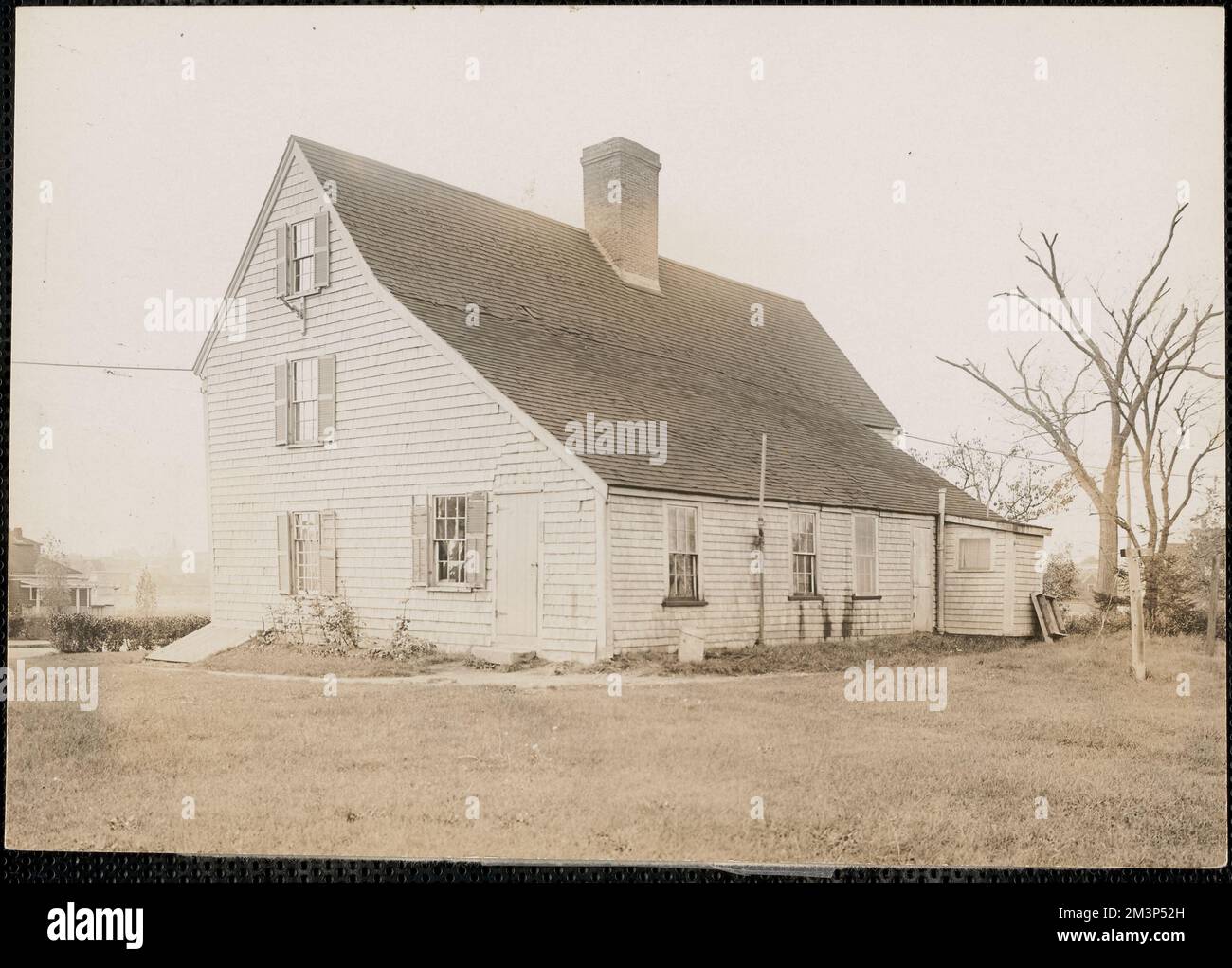 Rear view Deane Winthrop House, Winthrop, Mass. , Houses, Historic buildings, Deane Winthrop
