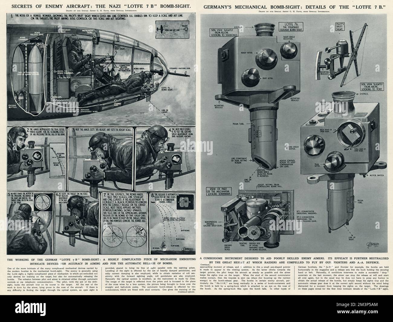 Secrets of enemy aircraft of the Second World War details of the Lotfe