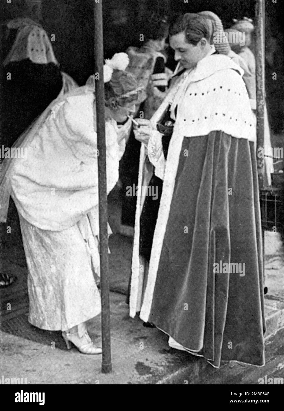 1937 coronation guests Black and White Stock Photos & Images - Alamy