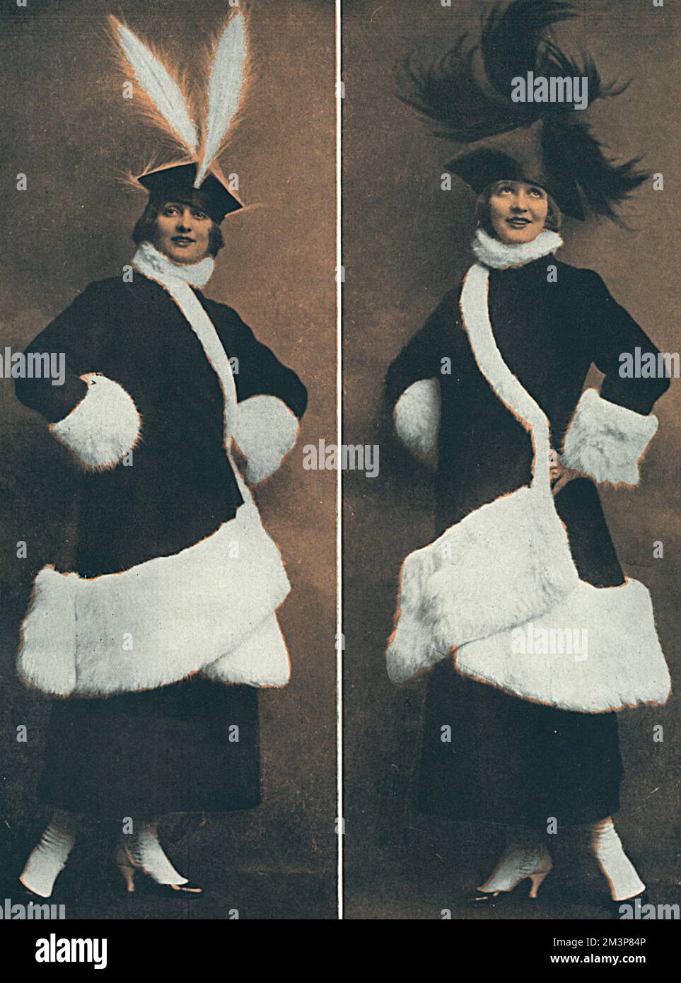 Gaby Deslys (1884 - 1920), French actress, music hall artiste and sometime lover of King Manuel II of Portugal, pictured in 1917 after recovering from a severe illness and before performing into a new revue, Saucy Suzette in which she played the title role.     Date: 1917 Stock Photo