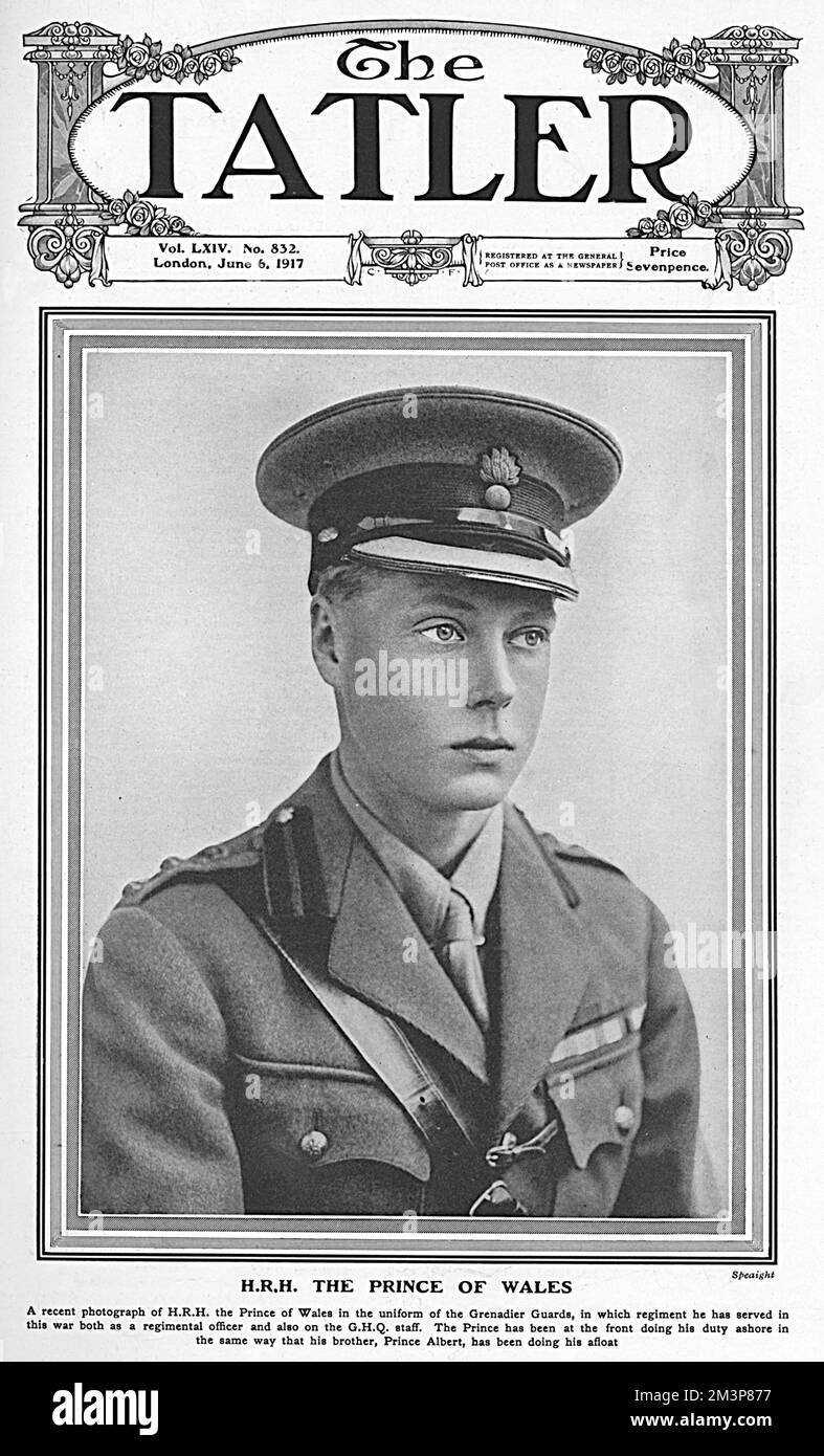 H.R.H. The Prince of Wales, later King Edward VIII and then Duke of
